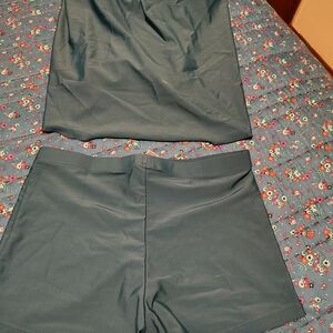 Women's Dark Green Shorts